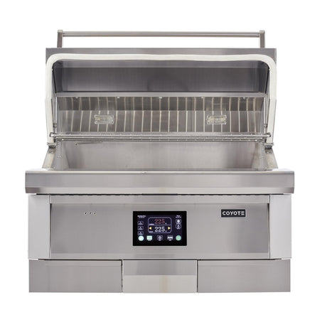 Coyote 36" Built-In Stainless Steel Wood-Fired Pellet Grill C1P36