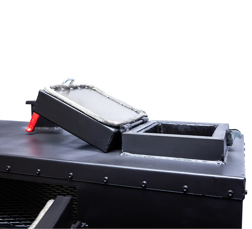 gravity smoker, charcoal gravity, Houston charcoal gravity, old country gravity smoker