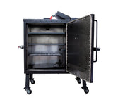 gravity smoker, charcoal gravity, Houston charcoal gravity, old country gravity smoker