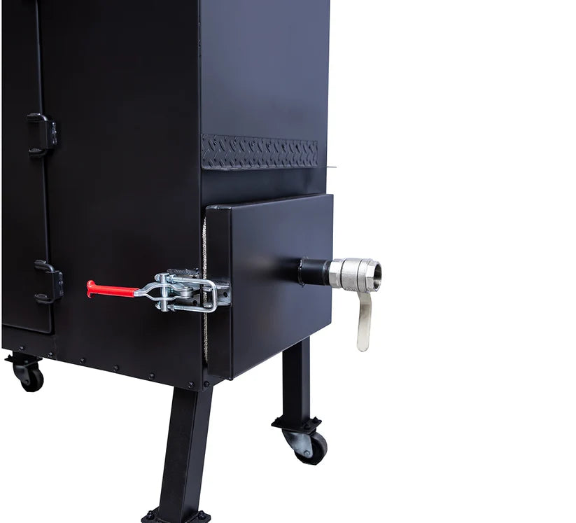 gravity smoker, charcoal gravity, Houston charcoal gravity, old country gravity smoker