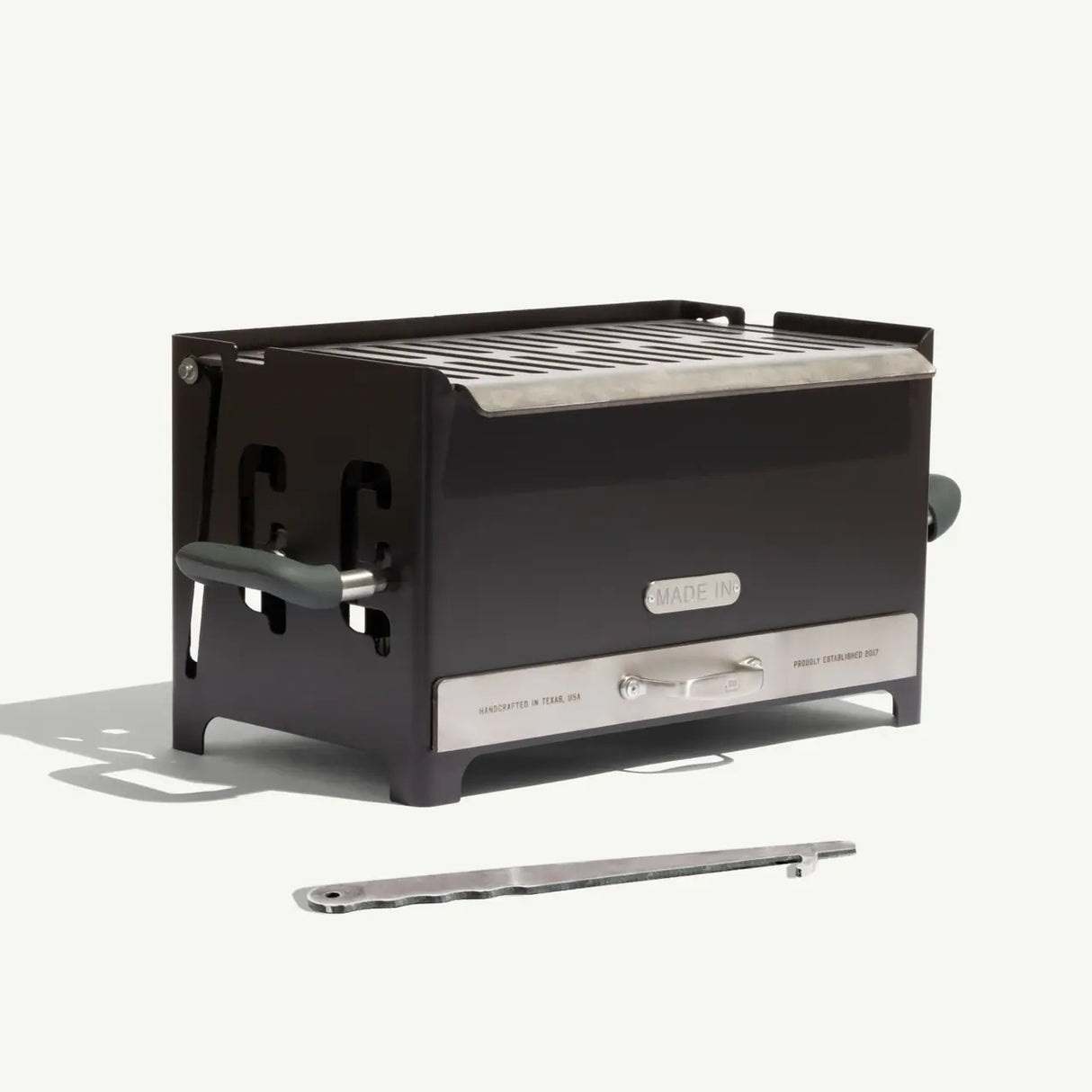 Made In adjustable charcoal grill