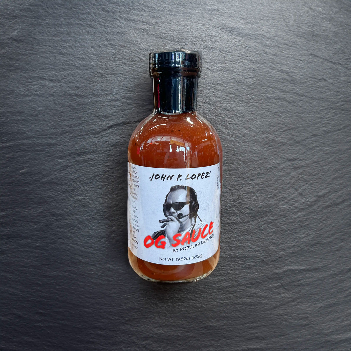 John Lopez OG Sauce | Texas Style BBQ Sauce | 19.52 oz. Bottle