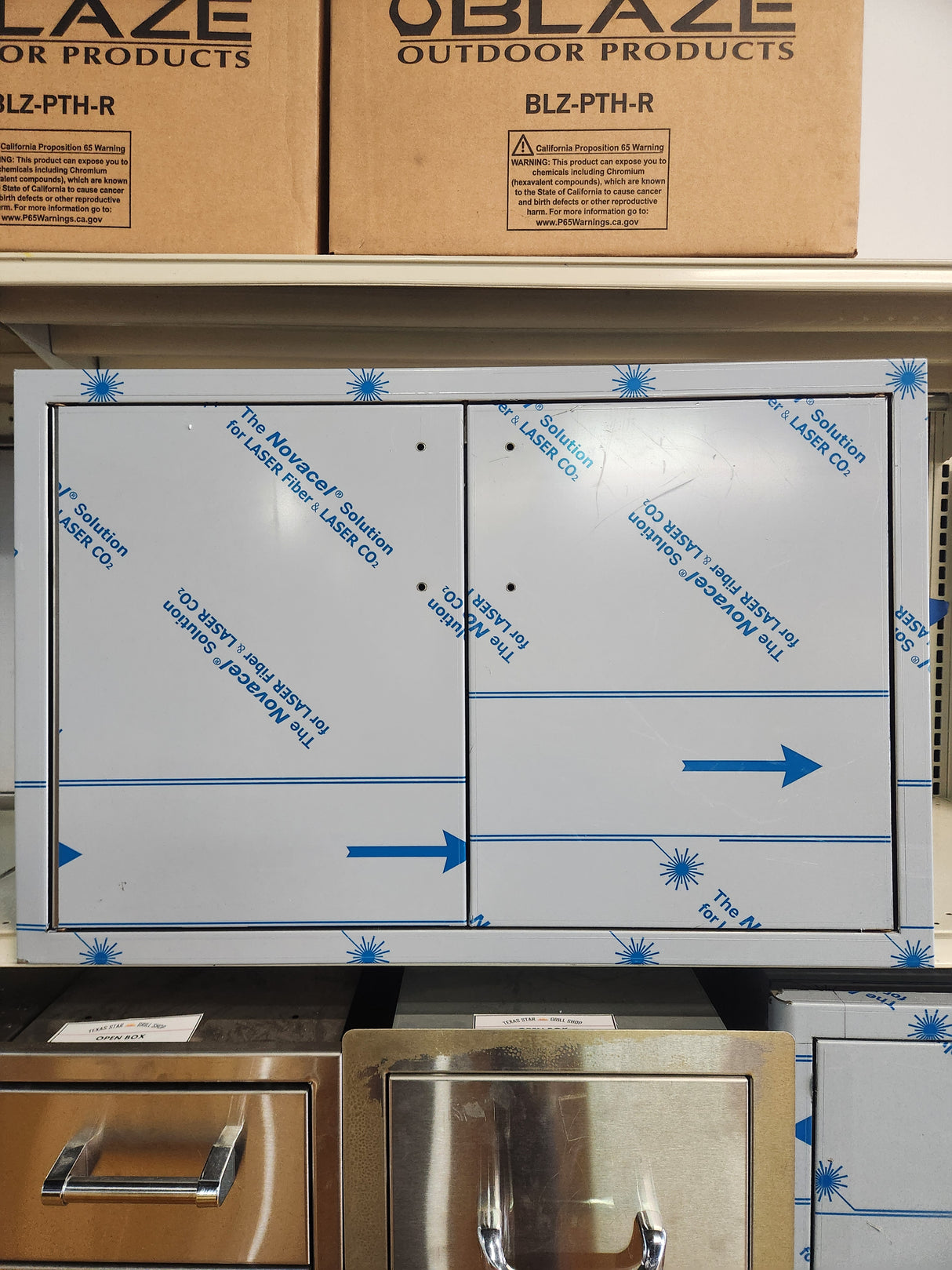 *OPEN BOX* PCM 260 Series 32-Inch Sealed Dry Storage Pantry With Shelf  BBQ-260-DRY-STG