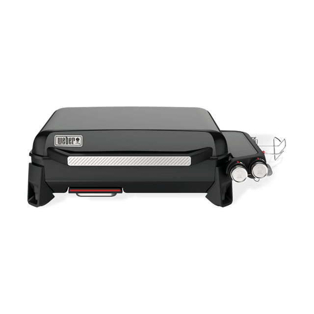 Weber Traveler 22-inch portable tabletop griddle in black, model 1500213