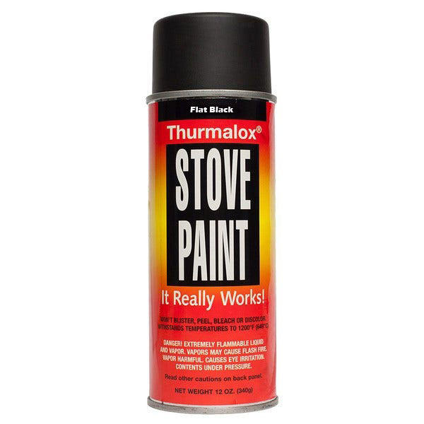 Thurmalox flat-black smoker touch-up paint spray can