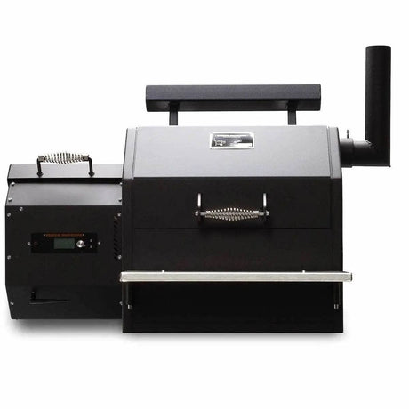 Front view of the Yoder Smokers YS480-BI Built-in Wood Pellet Grill with ACS Controller