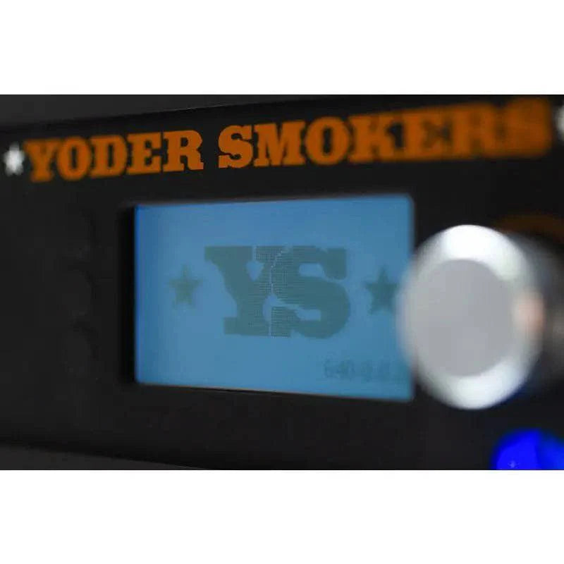 Close-up of Yoder YS640s Adaptive Control System digital display