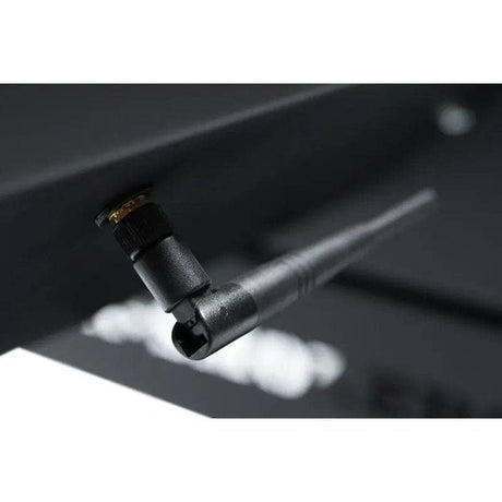 Close-up of the Yoder YS640s built-in pellet grill Wi-Fi antenna for wireless connectivity