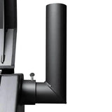 Close-up of exhaust stack on Yoder YS640s pellet grill