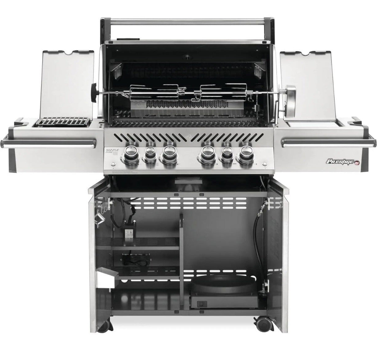 Napoleon Prestige PRO 500 Natural Gas Grill w/ Rear & Side Infrared Burners PRO500RSIBNSS-3 - Texas Star Grill Shop