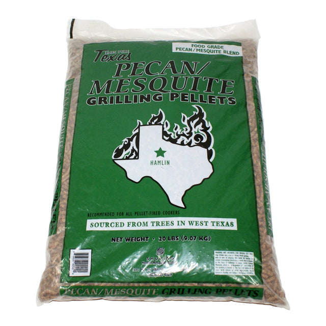 Shuping Texas Mesquite & Pecan Smoker Grilling Pellets Blend (20 lb) PEL002
