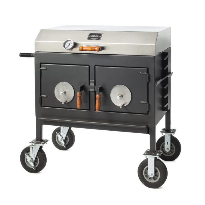 Pitts & Spitts 24x36 Adjustable Charcoal Grill (Flat Top) P-AFGF2436