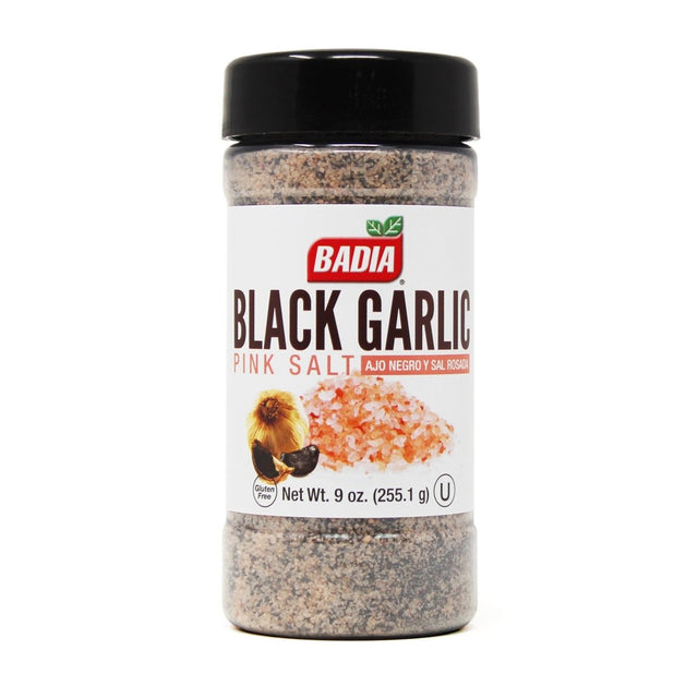 Badia Black Garlic Pink Salt 9oz - Texas Star Grill Shop