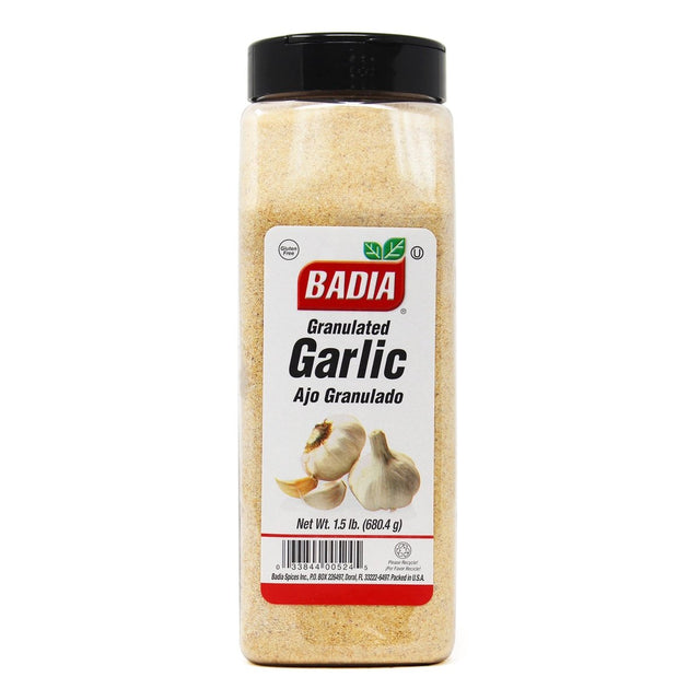 Badia Granulated Garlic 1.5lb 00524 - Texas Star Grill Shop 524