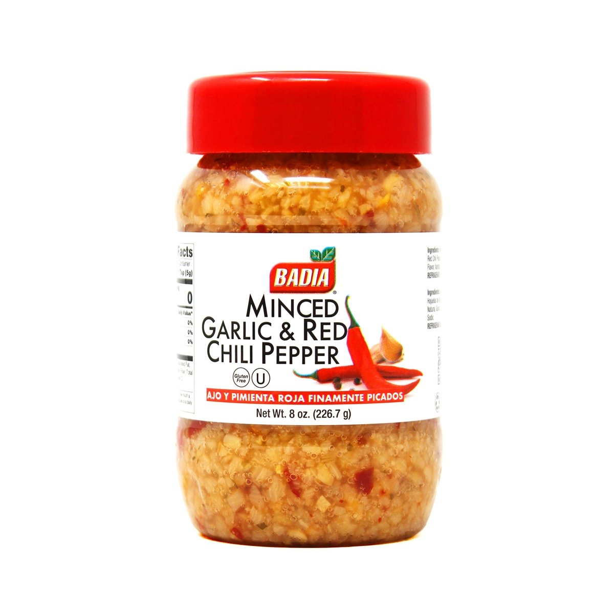 Badia Minced Garlic Red Chili Pepper 8oz - Texas Star Grill Shop 235