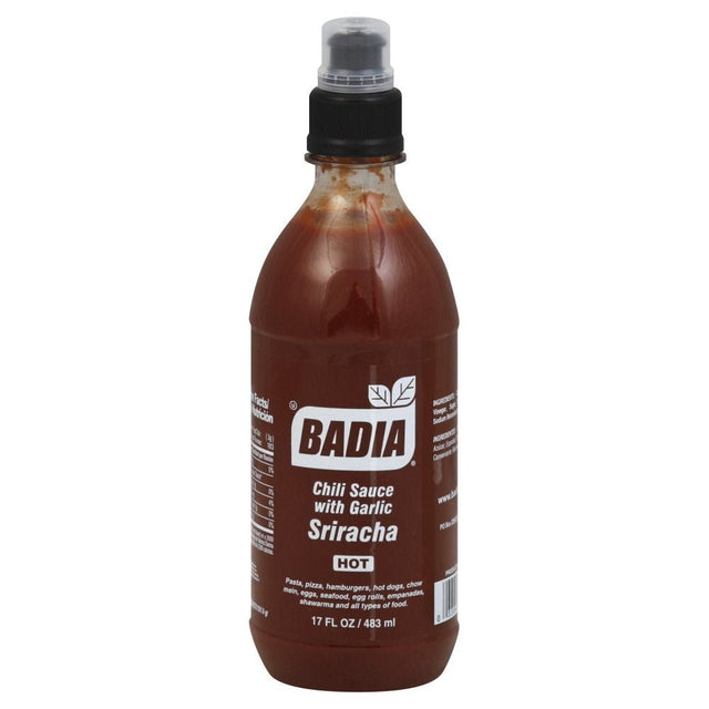 Badia Sriracha Sauce, 17oz - Texas Star Grill Shop 00326