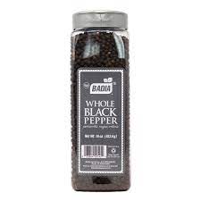 Badia Whole Black Pepper 16oz 00545 - Texas Star Grill Shop 545