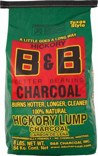 BB Charcoal Hickory Lump Charcoal 20lb - Texas Star Grill Shop B00081