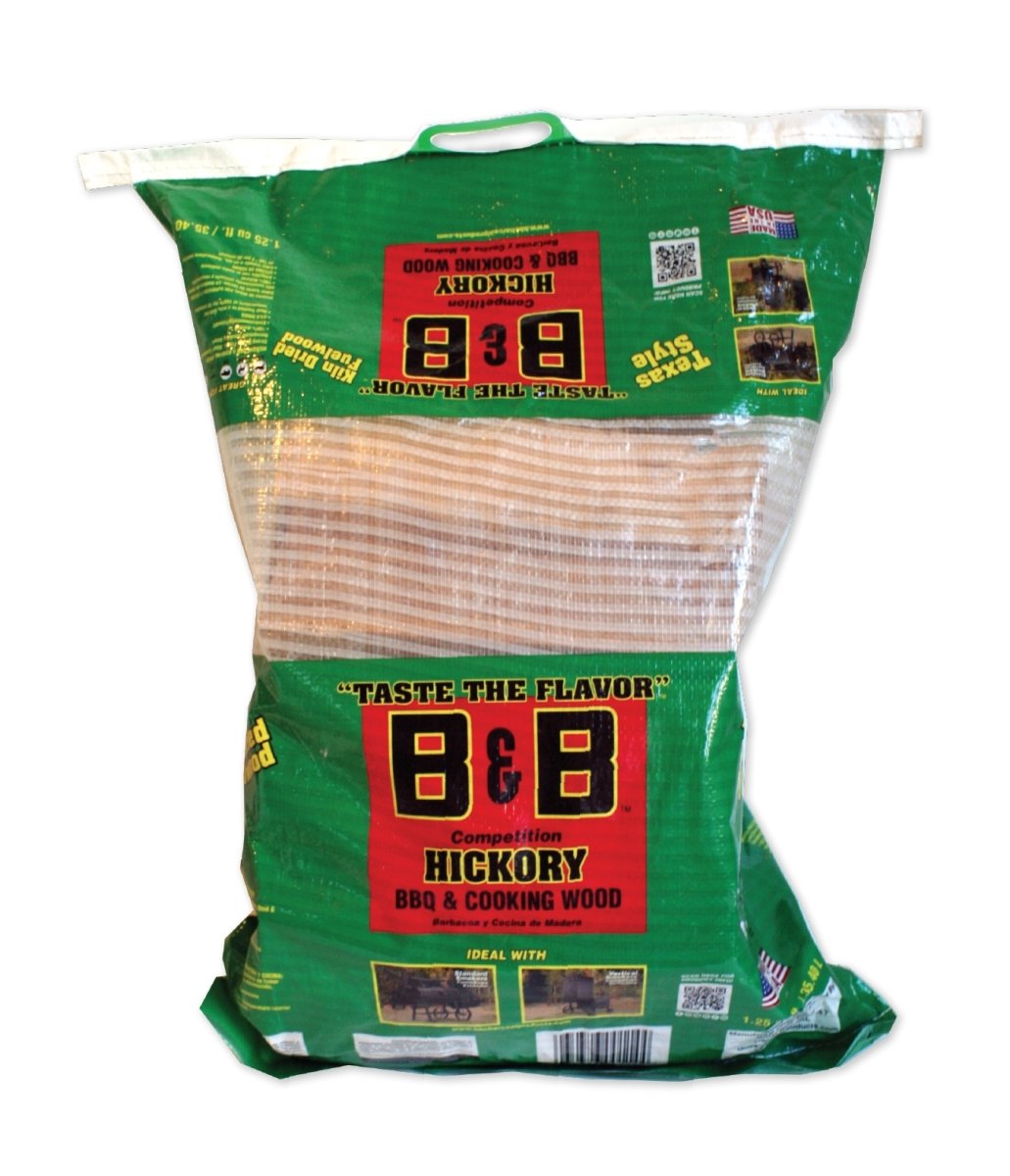 BB Hickory Logs .65 Cubic Foot - Texas Star Grill Shop C00202
