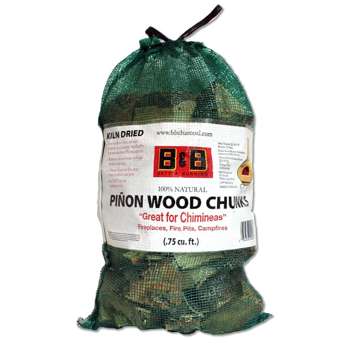 BB Pinion Wood Chunks C00082 - Texas Star Grill Shop C00082