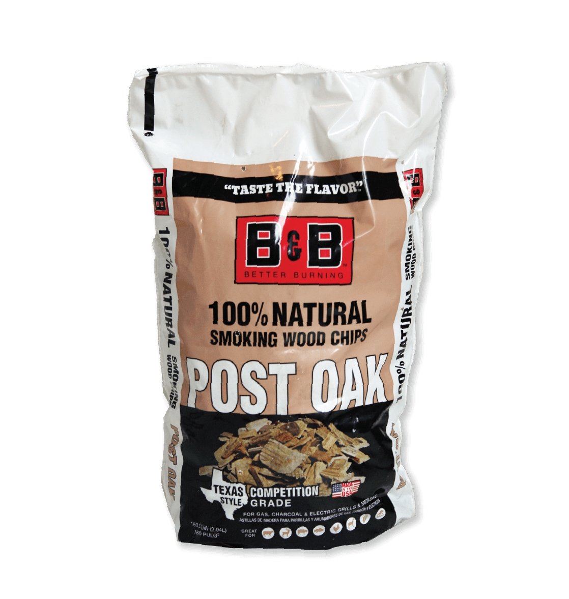 BB Post Oak Wood Chips - Texas Star Grill Shop C00124-B