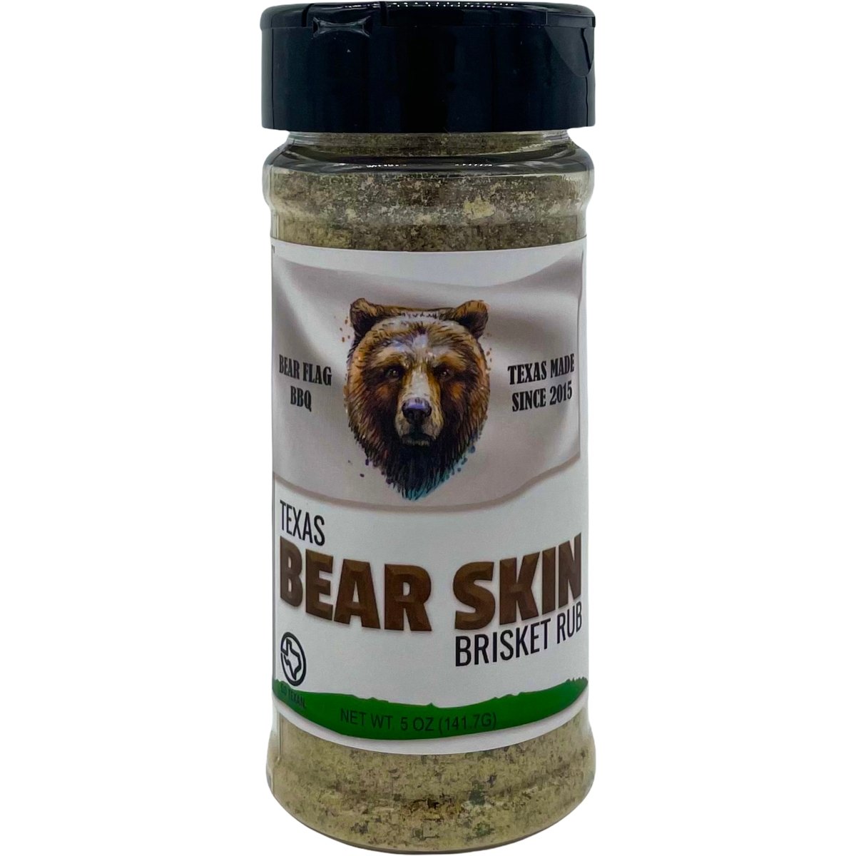 Bear Flag BBQ Texas Bear Skin Brisket Rub - Texas Star Grill Shop BFBSBR