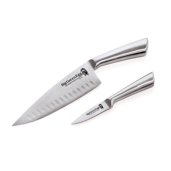 BGE Knife Set Stainless Steel 2 Piece - Texas Star Grill Shop 117687