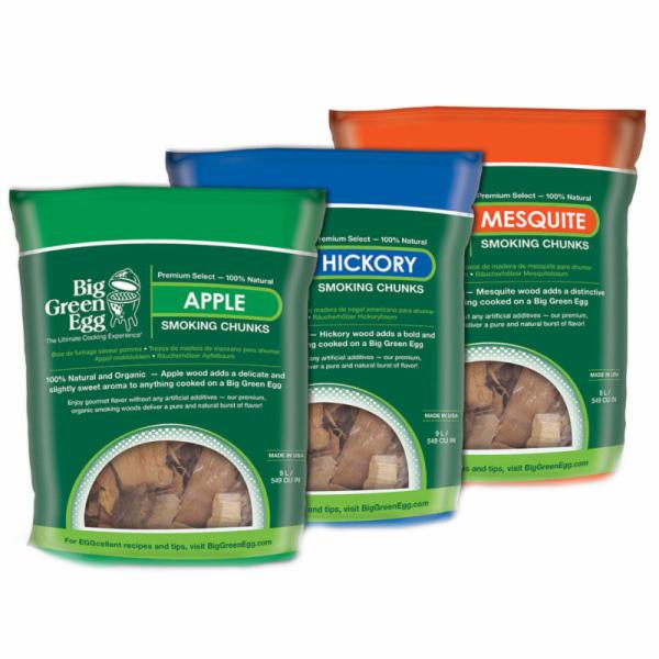 BGE Premium Kiln Dried Hickory Wood Smoking Chunks - Texas Star Grill Shop 114624