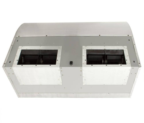 Blaze 42" Outdoor Grill Vent Hood with 2000 CFM, 4 Adjustable Halogen Lights and Retractable Controls in Stainless Steel BLZ-42-VHOOD - Texas Star Grill Shop BLZ-42-VHOOD