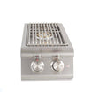 Blaze Built-in Premium LTE Double Side Burner with Lights BLZ-SB2LTE - Texas Star Grill Shop BLZ-SB2LTE-NG