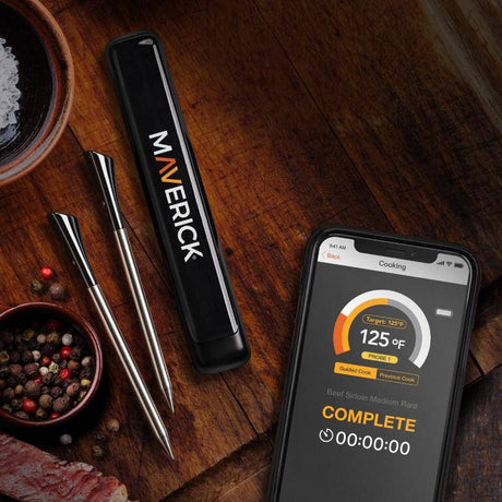BT-32 Bluetooth Stake Truly Wireless Intelligent Food Thermometer (2 PROBES) - Texas Star Grill Shop BT-32
