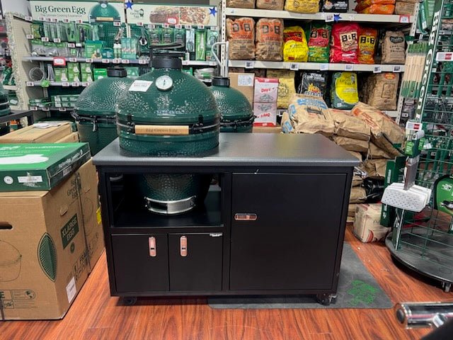 Challenger 48" Torch for Large Big Green Egg - Silver Vein & Textured Black - Texas Star Grill Shop 7100-000452