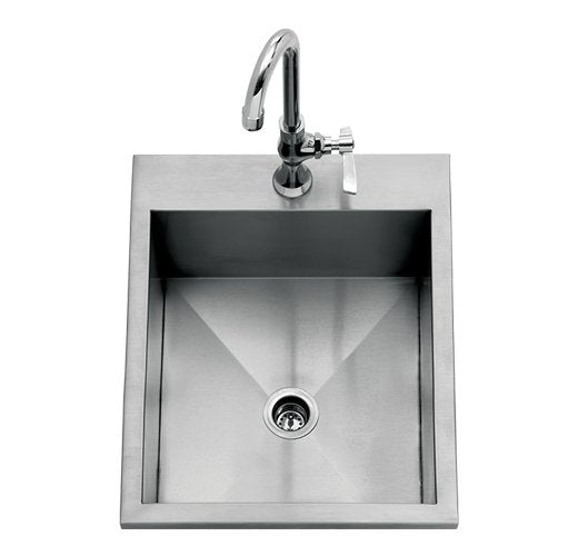 Delta Heat 15" Outdoor Sink (Cold Faucet Included) - Texas Star Grill Shop DHOS15