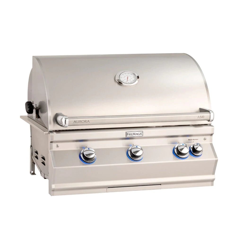 Fire Magic A660i 30" Aurora Grill, Natural Gas, Backburner & Rotisserie Kit - Texas Star Grill Shop A660i-8EAN