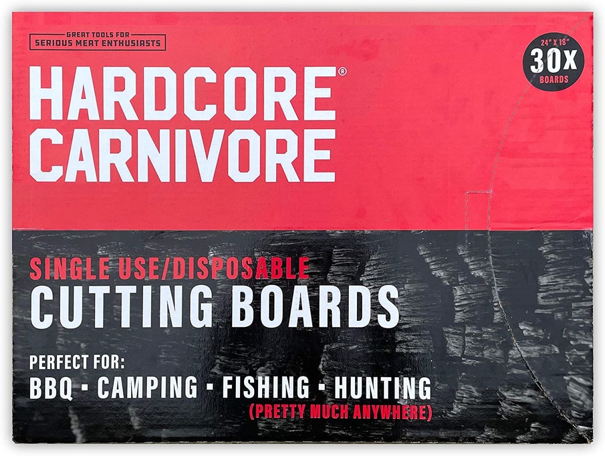Hardcore Carnivore Single Use Cutting Boards HCC74226 - Texas Star Grill Shop HCC74226