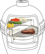 Kamado Joe Classic II 18-Inch Stand-Alone Ceramic Grill - Texas Star Grill Shop KJ23NRHC