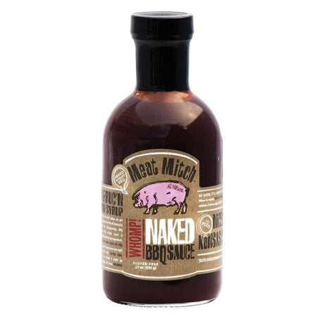 Meat Mitch Whomp! Naked BBQ Sauce, 21oz - Texas Star Grill Shop 02083