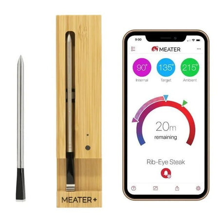 Meater Plus Wireless Smart Meat Probe Thermometer w/ WiFi & Bluetooth - Texas Star Grill Shop RT1-MT-MPO1