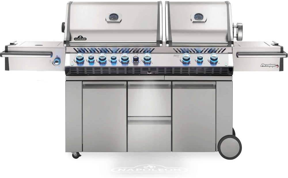 Napoleon Prestige Pro 825 Freestanding Stainless Steel Gas Grill w In Texas Star Grill Shop