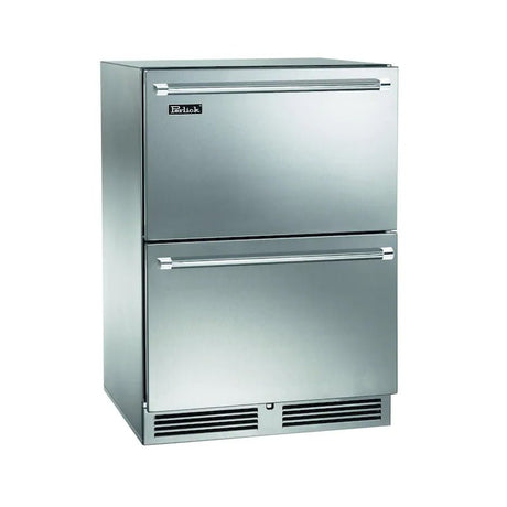 Perlick Dual Zone Freezer / Refrigerator Drawers, SS - HP24ZO-4-5 - Texas Star Grill Shop HP24ZO-4-5