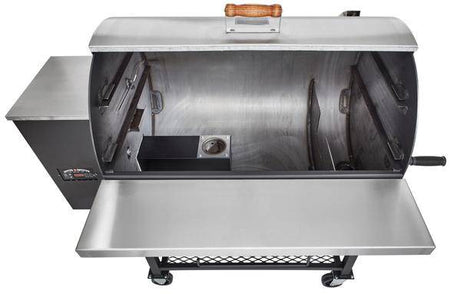 Pitts & Spitts Maverick 1250 Wood Pellet Grill w/ 8" Big Wheels - Texas Star Grill Shop P-MAV-1250-W