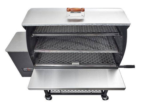 Pitts & Spitts Maverick 2000 Wood Pellet Grill w/ 8" Big Wheels - Texas Star Grill Shop P-MAV-2000