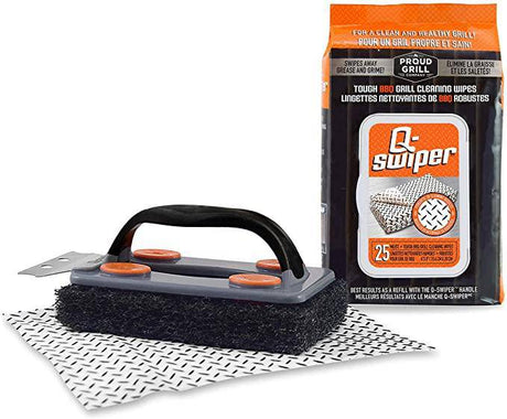 Q-Swiper BBQ Grill Cleaning Wipes Refill - 40-Count - Texas Star Grill Shop 2400C