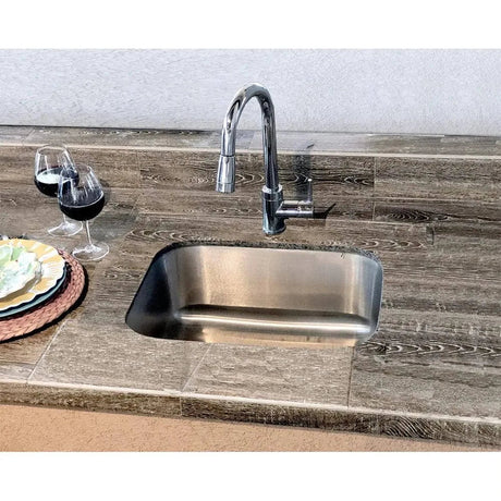 RCS Chrome Single Handle Gooseneck Faucet - 5118001 - Texas Star Grill Shop 5118001