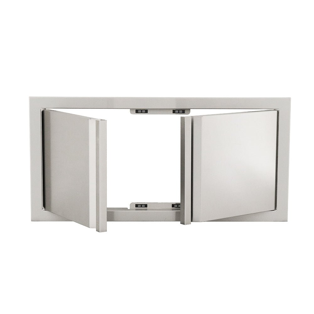 RCS Lower Profile Double Door 33W x 16H VDD3 - Texas Star Grill Shop VDD3