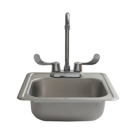 RCS Stainless Sink & Faucet 15"x15" (Was 107500) RSNK1 - Texas Star Grill Shop RSNK1