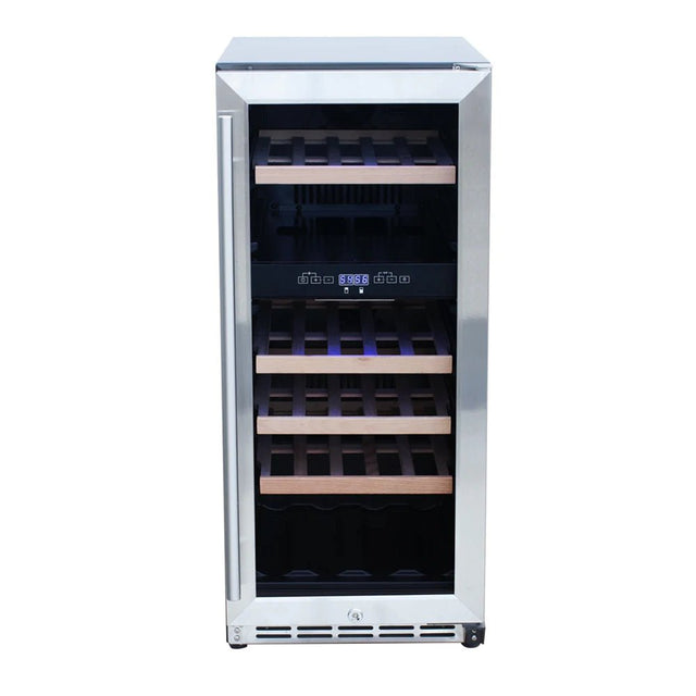 RCS Wine Cooler Refrigerator W/ 15" Glass Window - 3.2 Cu. Ft. - UL Rated - Texas Star Grill Shop RWC1
