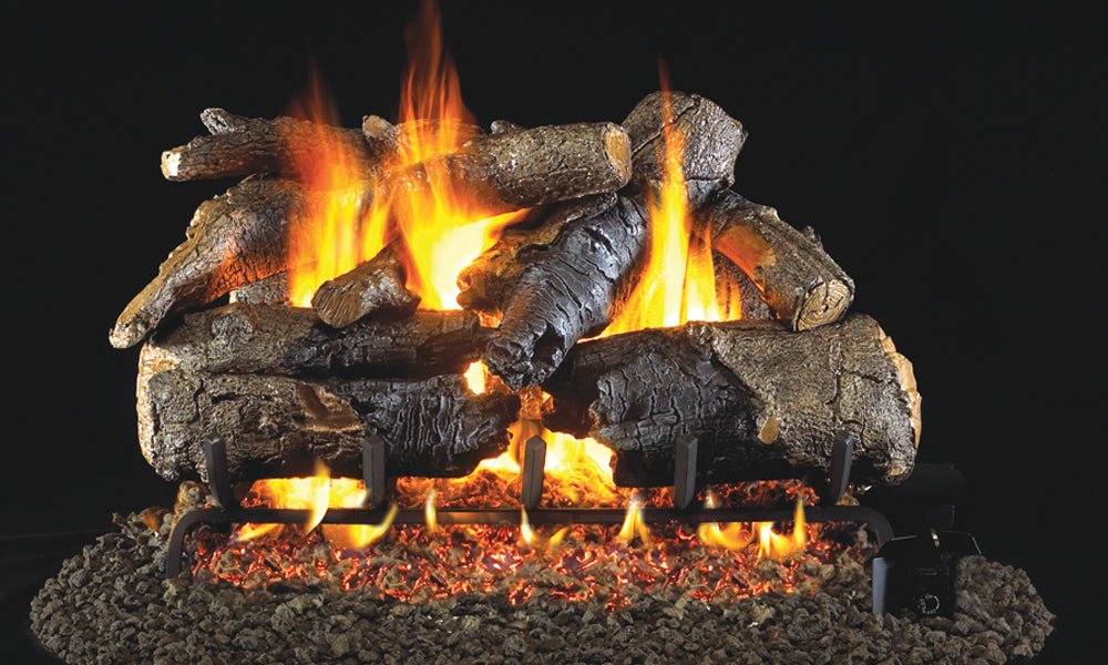 RHP 18" Charred American Oak Vented Logs - CHAO18 - Texas Star Grill Shop CHAO1820