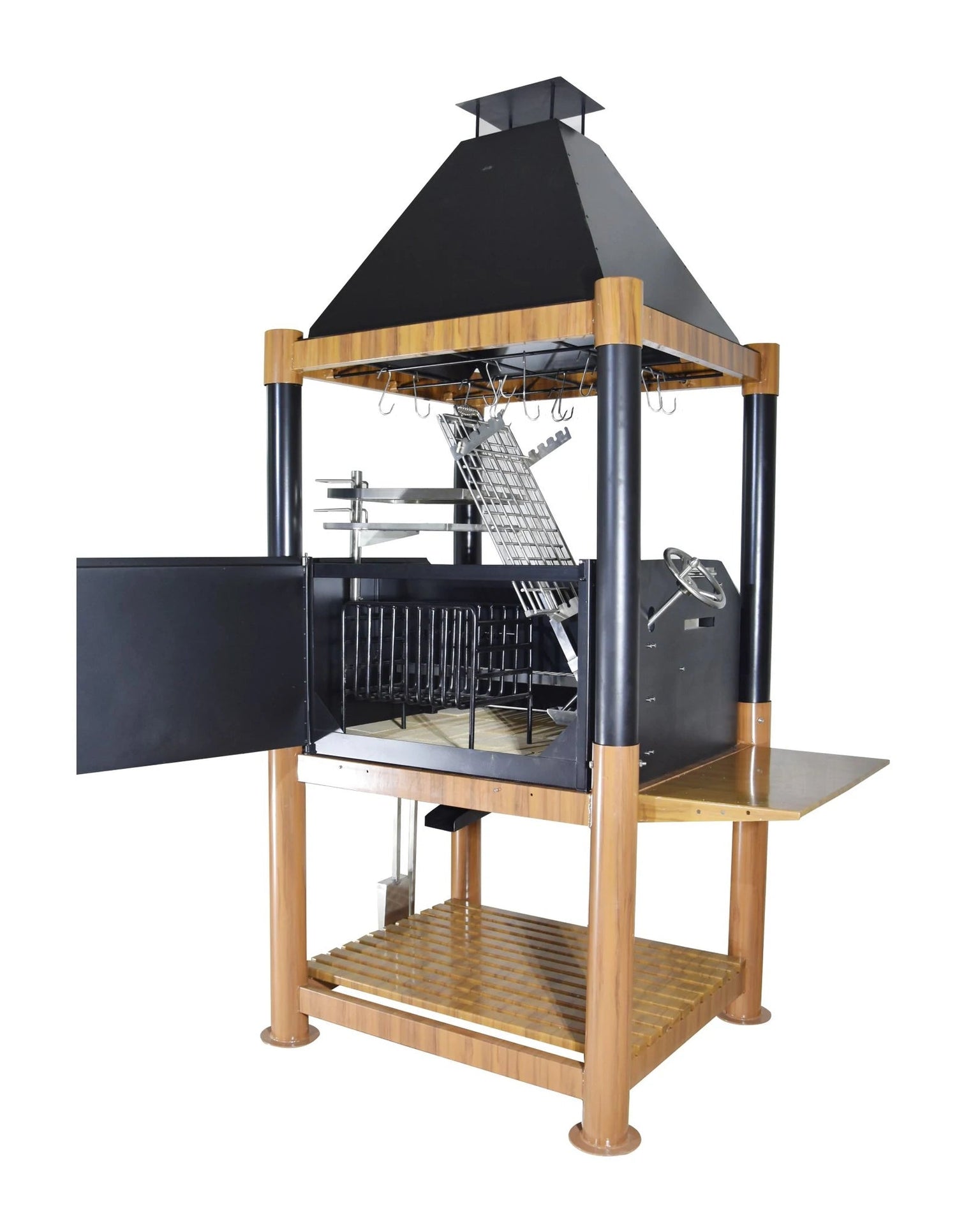 Tagwood Stationary Argentine Grill BBQ02SI - Texas Star Grill Shop BBQ02SI