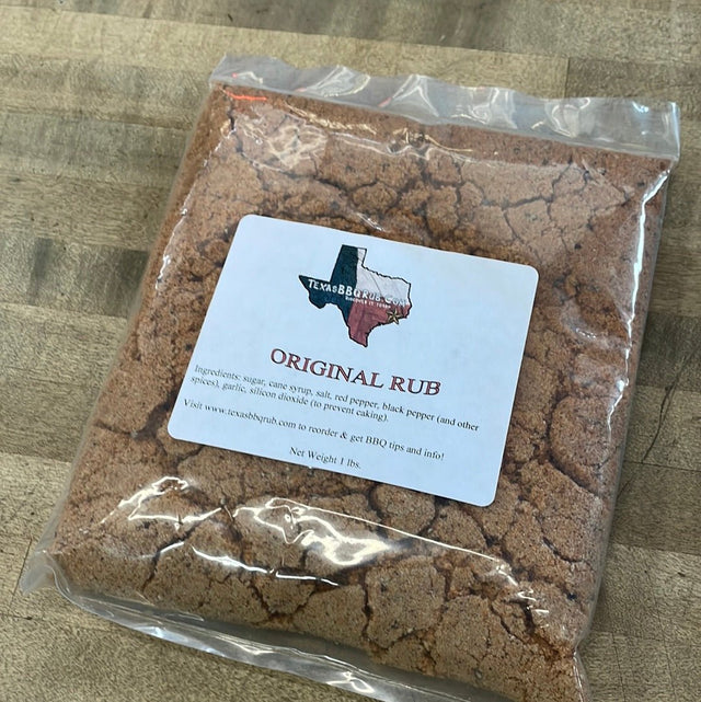 Texas BBQ Rub Rub Original 1 Lb - Texas Star Grill Shop 10001